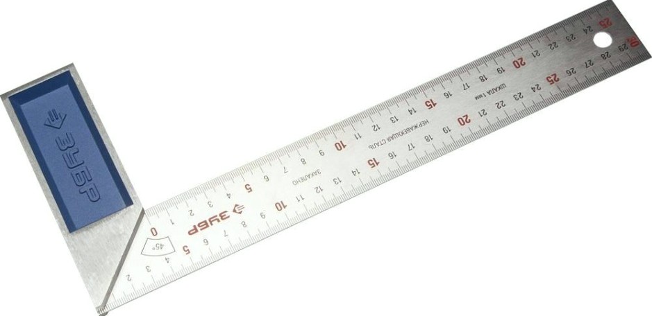 Угольник столярный ЗУБР "ЭКСПЕРТ" 300 мм 34393-30 [34393-30]