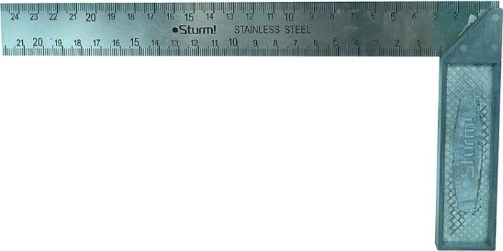 Угольник Sturm 2020-01-250 250мм стальной, оцинкованный