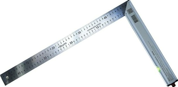 Угольник Sturm 2020-06-500 с уровнем и карандашом, 500 мм, нерж.сталь Угольник Sturm 2020-06-500 с уровнем и карандашом, 500 мм, нерж.сталь