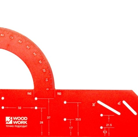 Угольник WOODWORK MGR-301 300 мм Угольник WOODWORK MGR-301 300 мм