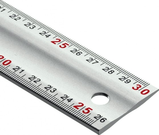 Угольник ЗУБР ЭКСПЕРТ 300 мм столярный с усиленным алюминиевым полотном [34392-30]