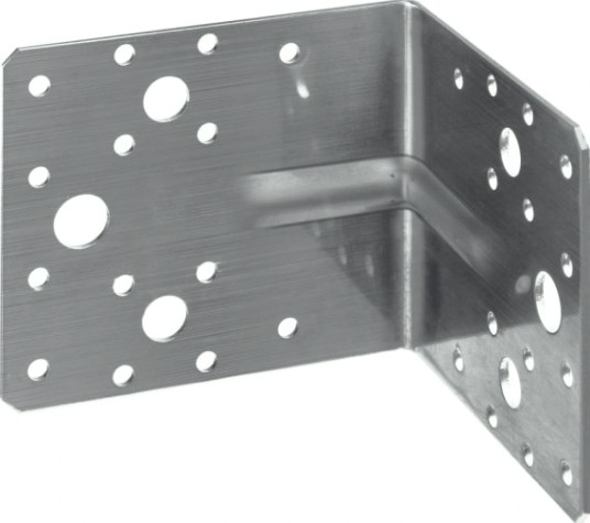 Уголок крепежный усиленный ЗУБР УНКУ-2.0 нержавеющий 65х90х90х2мм [310516-65]