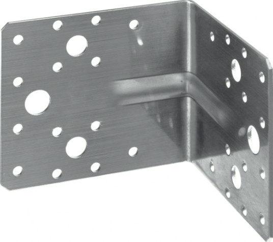 Уголок крепежный усиленный ЗУБР УНКУ-2.0 нержавеющий 90х100х100х2мм [310516-90]