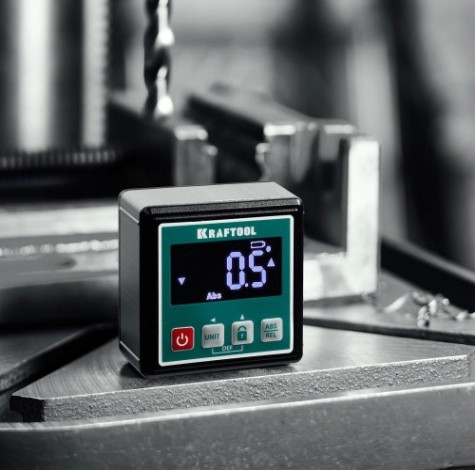 Уклономер KRAFTOOL KOMPAKT электронный, 4х90°, магнитный [34687]