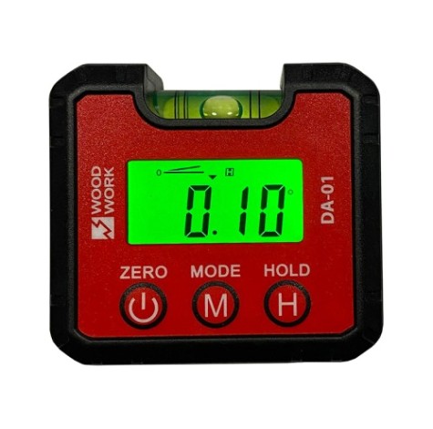 Уклономер WOODWORK DA-01 цифровой магнитный с уровнем Уклономер WOODWORK DA-01 цифровой магнитный с уровнем