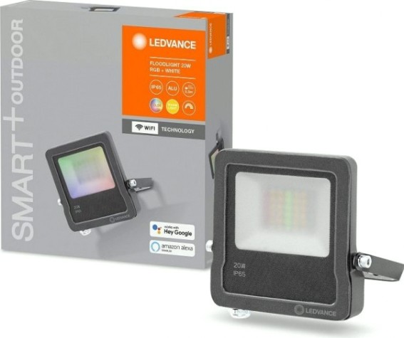 Умный прожектор Ledvance SMART wifi flood 20w rgbw dg [4058075474628]