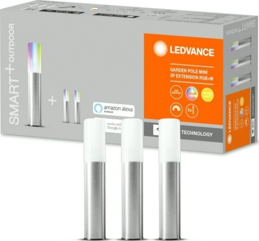Умный светильник Ledvance SMART для подсветки газона wifi gardpole mini rgbw 3 [4058075478237]