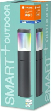 Умный светодиодный столб Ledvance SMART bt modern lantern50cmrgbw 2x1 [4058075184589]
