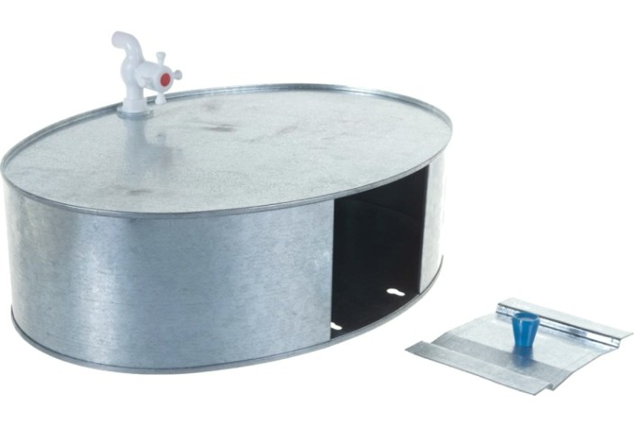 Умывальник 20 л оцинкованный, 20л с краном и крышкой [67551]