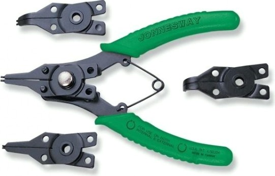 Универсальный комплект щипцов для стопорных колец JONNESWAY P266 4 предмета [047132]