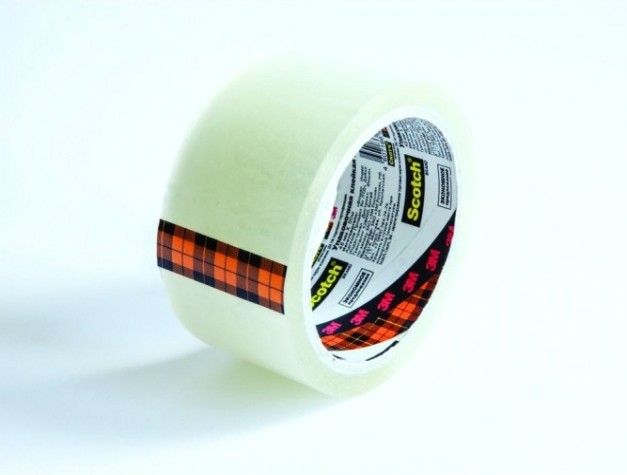 Упаковочная лента 3M Scotch Эконом A2J клейкая, прозрачная 48 мм х 50 м [7000039510]