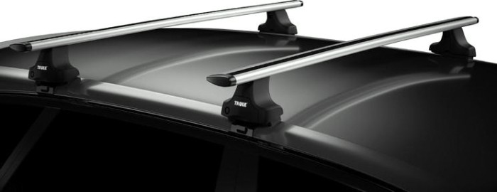 Упоры THULE 754 для автомобилей с гладкой крышей (с замками)