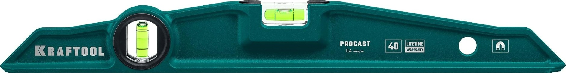 Уровень магнитный KRAFTOOL 34718-040 литой 400 мм procast-m