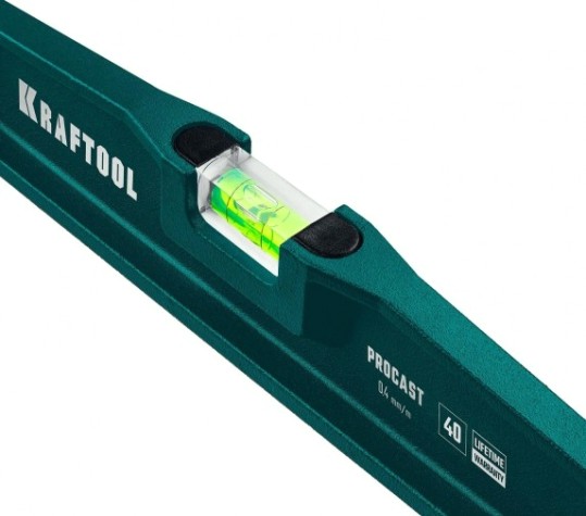Уровень магнитный KRAFTOOL 34718-040 литой 400 мм procast-m