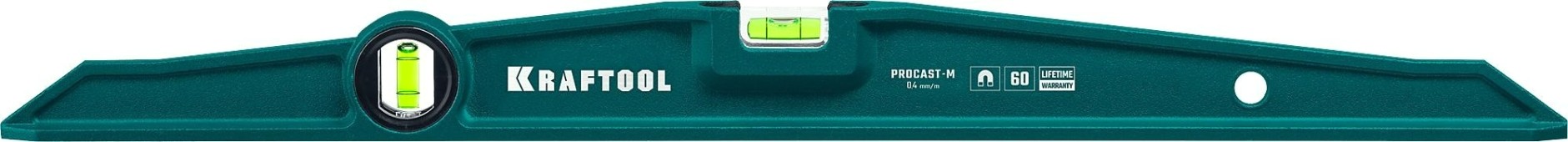 Уровень магнитный KRAFTOOL 34718-060 литой 600 мм procast-m