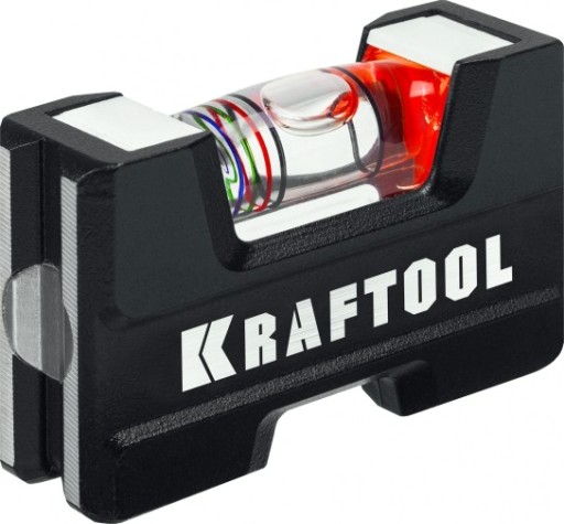 Уровень магнитный KRAFTOOL 34787 компактный литой 76 мм 5-в-1