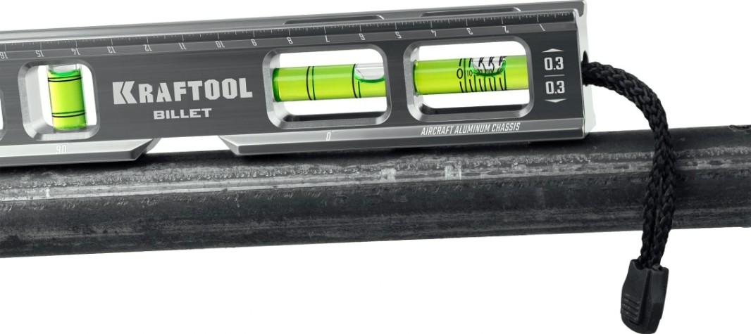 Уровень магнитный KRAFTOOL Billet брусковый 8-в-1 20 см [34790]