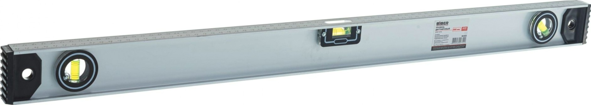Уровень строительный Biber 40303 Профи двутавровый, ударопрочный 800мм [тов-084724]
