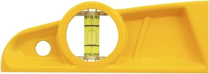 Уровень строительный DENZEL 300 мм, магнитный, 2 глазка, литой [34920]