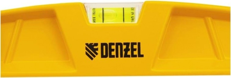 Уровень строительный DENZEL 300 мм, магнитный, 2 глазка, литой [34920]