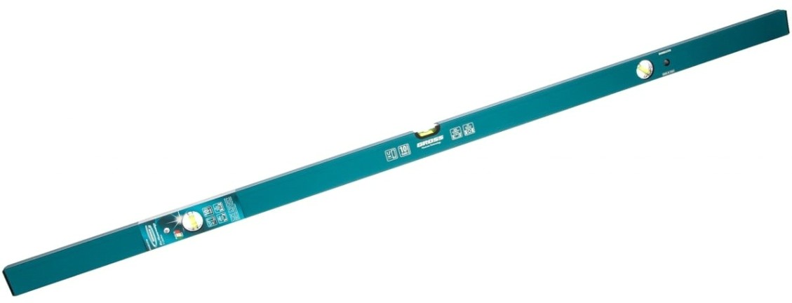 Уровень строительный GROSS 33636 алюминиевый, усиленный, 1500 мм Уровень строительный GROSS 33636 алюминиевый, усиленный, 1500 мм