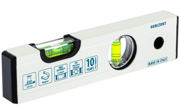 Уровень строительный GROSS 33669 алюминиевый, 200 мм, фрезерованный Уровень строительный GROSS 33669 алюминиевый, 200 мм, фрезерованный