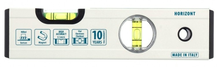 Уровень строительный GROSS 33669 алюминиевый, 200 мм, фрезерованный Уровень строительный GROSS 33669 алюминиевый, 200 мм, фрезерованный