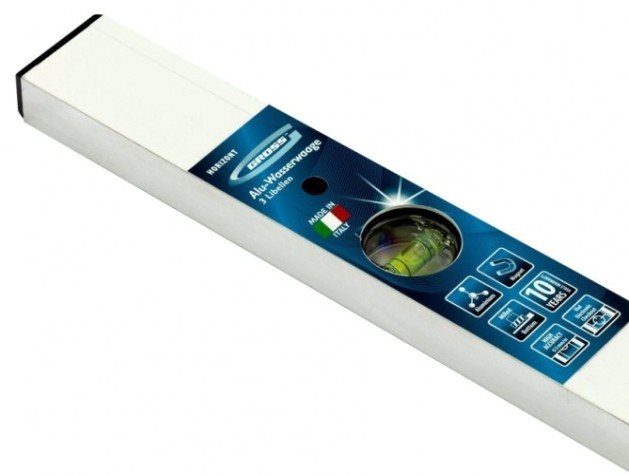 Уровень строительный GROSS 33674 алюминиевый, 1200 мм, фрезерованный Уровень строительный GROSS 33674 алюминиевый, 1200 мм, фрезерованный