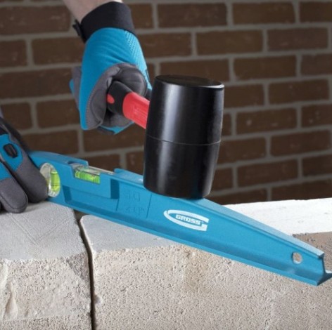 Уровень строительный GROSS 34915 литой, 500 мм