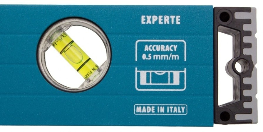 Уровень строительный GROSS 600 мм алюминиевый, усиленный с ударопрочными заглушками, [34326]