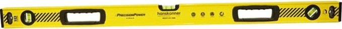 Уровень строительный HANSKONNER HK2015-01-1000 алюм. 1000мм,3 колбы, магнит