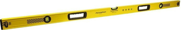 Уровень строительный HANSKONNER HK2015-01-1500 алюм. 1500мм, 3 колбы, магнит