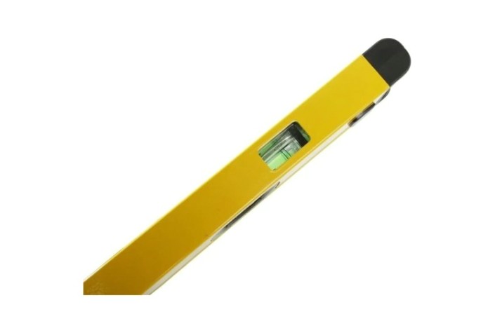 Уровень строительный HANSKONNER HK2015-02-1500 3 колбы, усилен, фрезеров., двойной обзор, 0,5мм/м