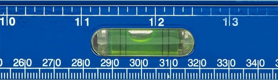 Уровень строительный Кобальт 243-141 600 мм, профиль 25x60 мм, 3 глазка, литой