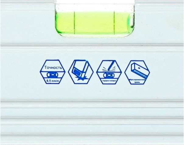 Уровень строительный Кобальт 243-240 экстра, 1200 мм, профиль 23x59 мм, 3 глазка.