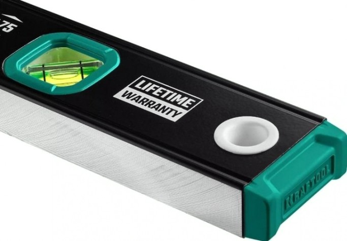 Уровень строительный KRAFTOOL 2000м мм, магнитный с зеркальным глазком [34785-200]