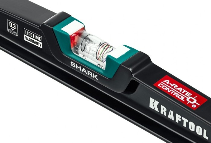 Уровень строительный KRAFTOOL 34920-60 литой a-rate control, 600 мм shark Уровень строительный KRAFTOOL 34920-60 литой a-rate control, 600 мм shark