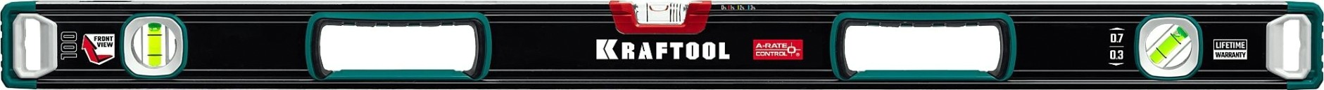 Уровень строительный KRAFTOOL 34986-100 a-rate control 1000 мм