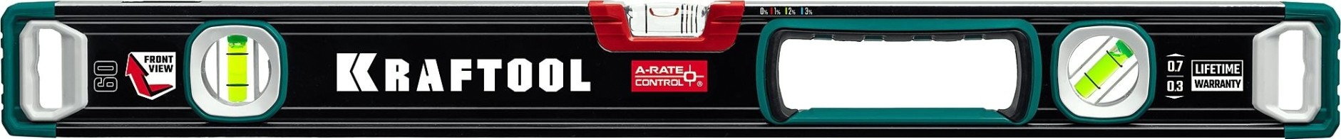 Уровень строительный KRAFTOOL 34986-60 a-rate control 600 мм