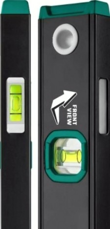 Уровень строительный KRAFTOOL 400мм магнитный с зеркальным глазком [34785-40]