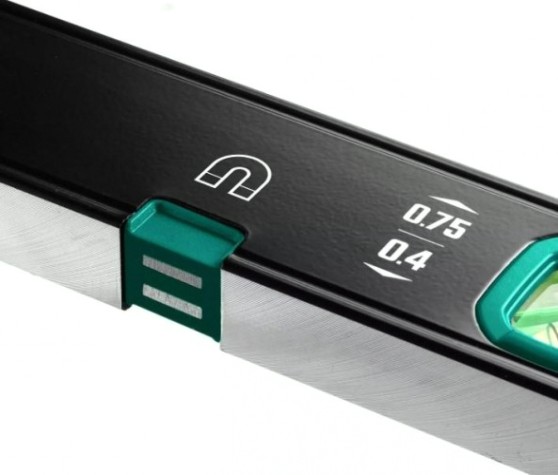 Уровень строительный KRAFTOOL 400мм магнитный с зеркальным глазком [34785-40]