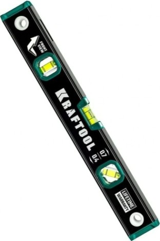Уровень строительный KRAFTOOL 400мм с зеркальным глазком [34781-40]