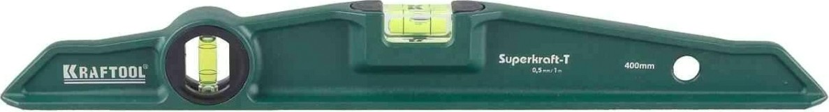 Уровень строительный KRAFTOOL "SUPERKRAFT-T" 400 мм [34717-040]