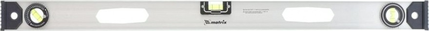 Уровень строительный MATRIX 800 мм алюминиевый "рельс", 3 глазка (1 поворотны [34026]