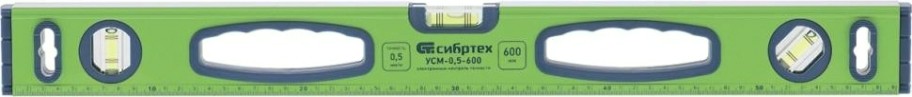 Уровень строительный СИБРТЕХ УСМ-0,5-600 600 мм 34114 [34114]