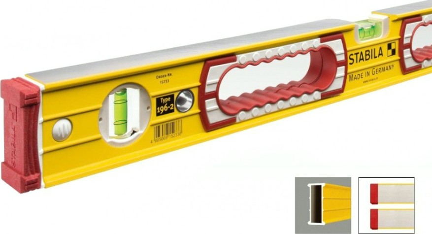 Уровень строительный STABILA тип 196-2 122 см 15236 [15236]