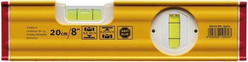 Уровень строительный STABILA тип 80AS 20 см 19565 [19565]