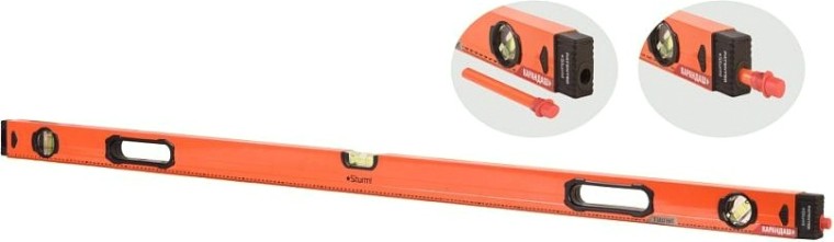 Уровень строительный Sturm 2015-09-2000 магнитный, с карандашом