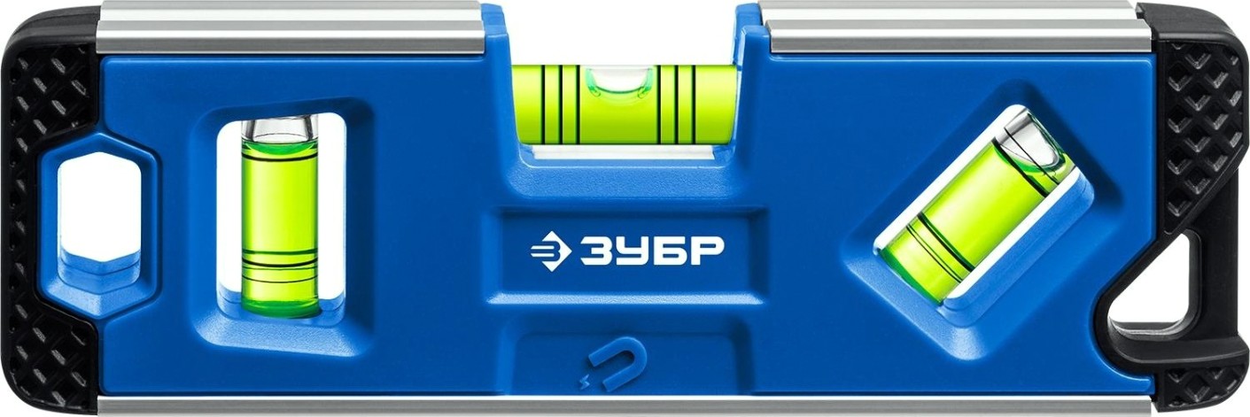 Уровень строительный ЗУБР Компакт3 магнитный 150 мм [34552]