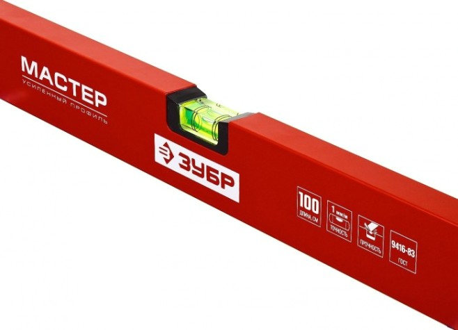 Уровень строительный ЗУБР коробчатый 100 см [34584-100]